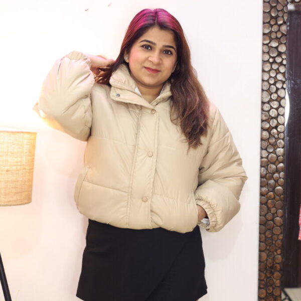 Cozy Beige Puffer Jacket