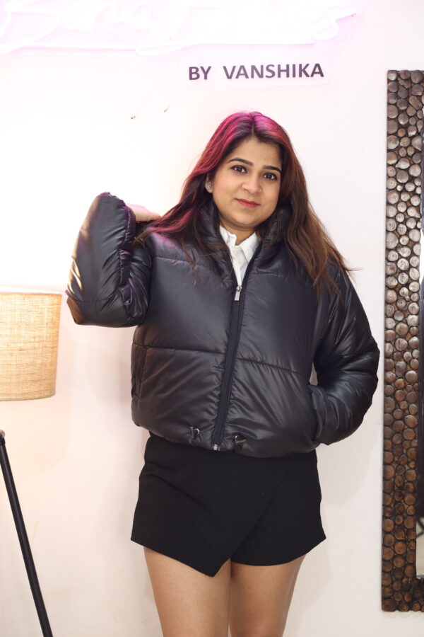 LUXE BLACK PUFFER JACKET