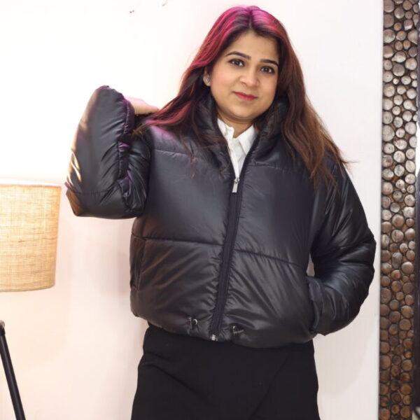 LUXE BLACK PUFFER JACKET